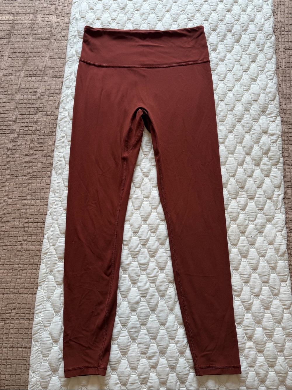 Athleta Rust Brown High-Rise Leggings